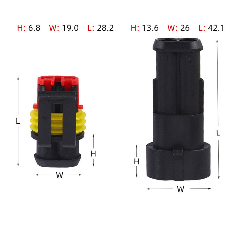 Car Terminal Connector Injection Molding New Energy Waterproof P20 2316